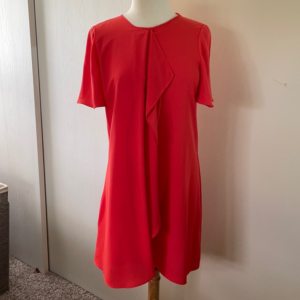 BCBGMAXAZRIA red orange dress size medium
